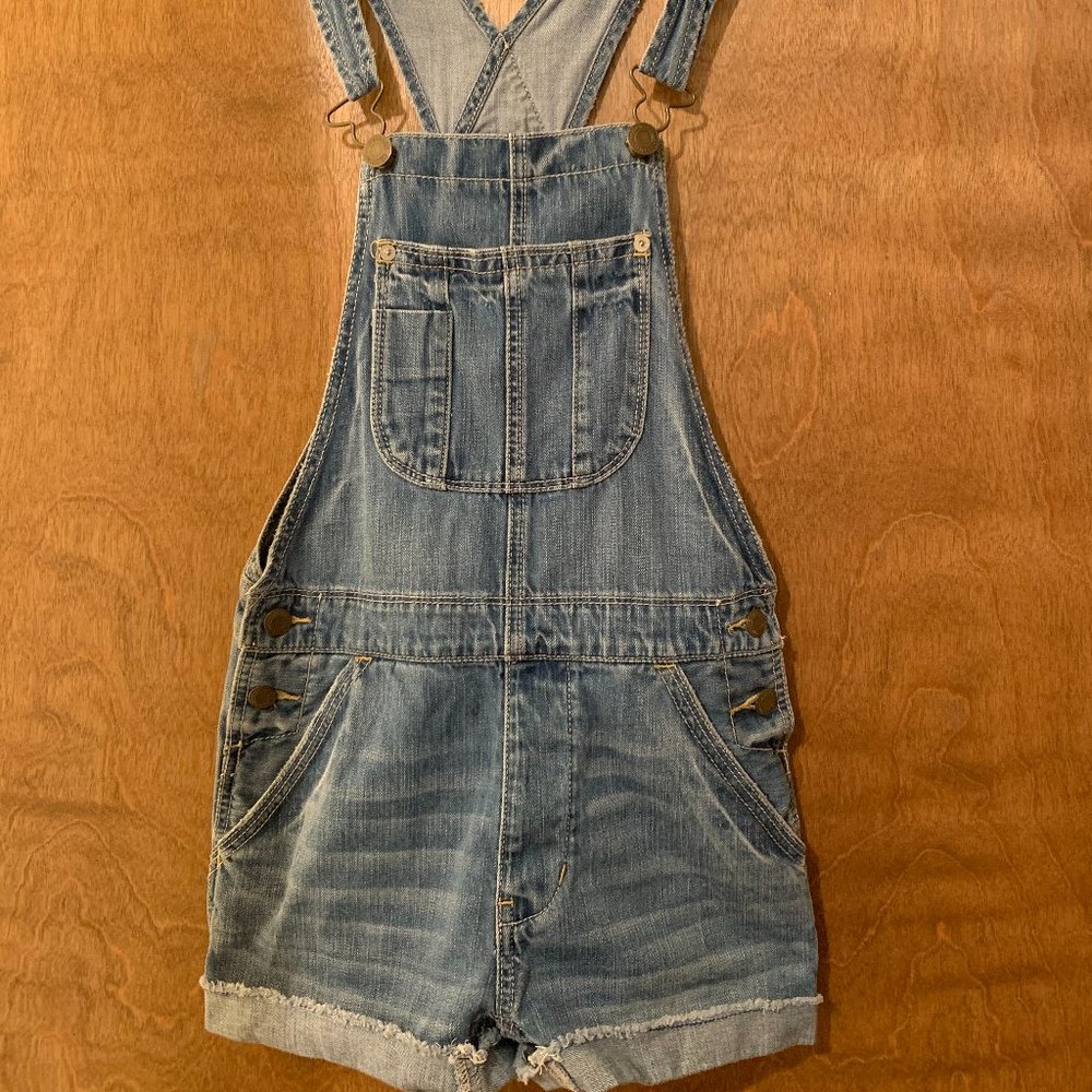 American Eagle Outfitters Women's Denim Short Overall Size XXS